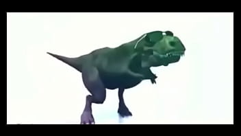 Preview 1 of Gay Examn - Dinossauro gozando horrores