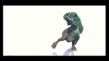 Preview 4 of Gay Examn - Dinossauro gozando horrores