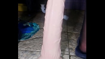Preview 1 of Aideo Randi Hindi - Big dildo 6, 5sm