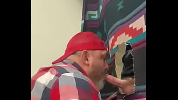Preview 2 of Kecan Fac - Contract worker stops by Gloryhole