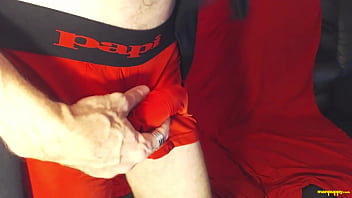 Preview 2 of Sex Xxxx Dabi Hinadi - Gay DILF Richard Lennox jerks off while smoking