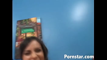 Preview 3 of Sax Sanny Lion - Skinny Petite Mina Lee Finger Fucked Hardcore