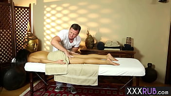 Preview 3 of More Korea Viteo - Guy set up camera and fucked hot MILF Angelina Chung after he massage her perfect boobs