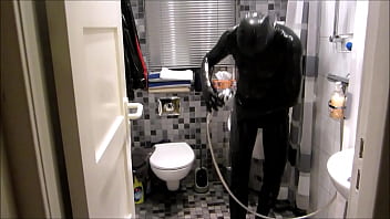 Preview 4 of Six Visors Hb - 065 Cool Shower in Latex Suit
