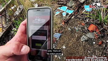 Preview 1 of Bharatroo Pron Bf - Outdoor Analsex mit einer t&auml_towierten deutschen Milf beim echten Sexdate