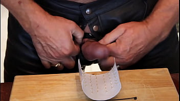 Preview 1 of Megna Silence - Slave Carl&#039_s penis sleeve P1