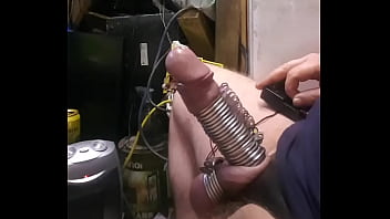 Preview 2 of Pantyhose Webcam Nicola 69 - estim my cock haed