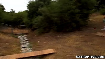 Preview 1 of Camfrog Jilbab Indonesia - Elliot Finn moaning as Riley Mitchel thrusts his asshole wild