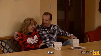 Preview 1 of My Sweet Polish Wife And Toy - DADDY4K. Las chicas son carnales con el futuro padrastro cuando la madrastra no est&aacute_ en casa