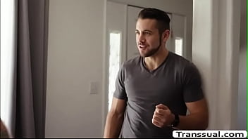 Preview 1 of Man And Animalas - Slut trans babe analed by stepbros friend
