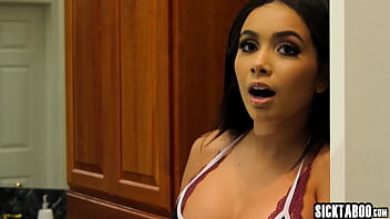 Preview 1 of Seachxxx Scx Japan Garles - Wet teen Aaliyah Hadid just wanted to bang her stepdad and she finally experienced it
