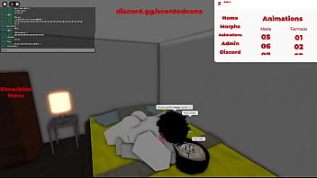 Preview 2 of Young Hidden Zone - Breeding a goth slut in roblox condo