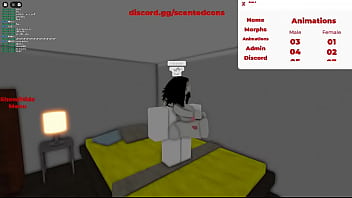 Preview 1 of Young Hidden Zone - Breeding a goth slut in roblox condo