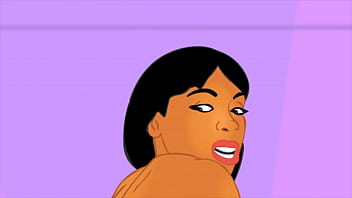 Preview 1 of Mother Lapedance - ROXY REYNOLDS Big black butt rides some BBC in hip hop ebony hentai cartoon parody