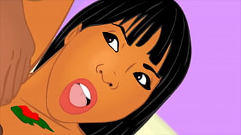 Preview 4 of Mother Lapedance - ROXY REYNOLDS Big black butt rides some BBC in hip hop ebony hentai cartoon parody