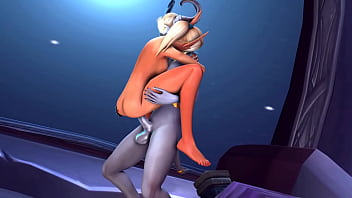 Preview 2 of Bebi Vs Gils - Warcraft Bloodelf gets fucked from Futa Draenei