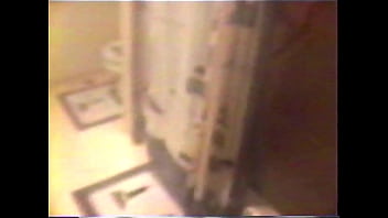 Preview 2 of Girl Vagina Sewn Together - Voyeur watches girl shower and shave her legs
