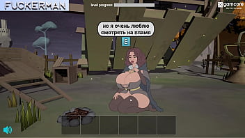 Preview 1 of Webcam Dildo Yellow Skirt - Complete Gameplay - Fuckerman,  Ero Ring (0.1)