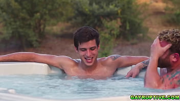 Preview 3 of Dildo Chair Compilation - Gayruptive.com  - Elliot Finn connects with straight guy Riley Mitchel during Riley&#039_s sons kickback party. One thing leads to another and soon both men are fucking!