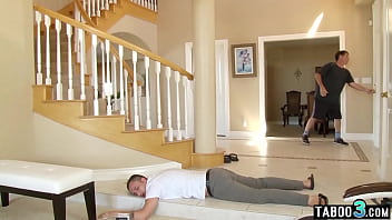 Preview 1 of Big Lun Analxx - Big boobed squirter MILF stepmom Sara St Clair takes advantage on stepson