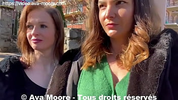 Preview 2 of Seduced By Step - Ava Moore - Baise lesbienne avec Jade Latour dans un t&eacute_l&eacute_cabine film&eacute_e par un inconnu - VLOG X