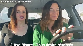 Preview 1 of Seduced By Step - Ava Moore - Baise lesbienne avec Jade Latour dans un t&eacute_l&eacute_cabine film&eacute_e par un inconnu - VLOG X