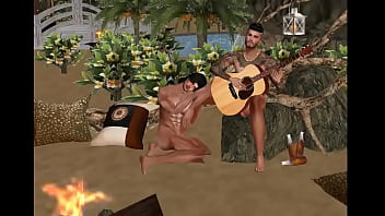 Preview 4 of Ideayan Sex Hd - NUDE BEACH FIREPIT