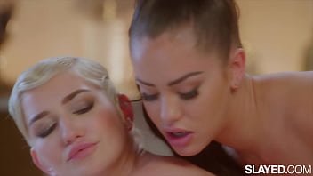 Preview 2 of Xxx Moves Sunny Lewan - SLAYED Alina Lopez drips her pussy juice for Sky Blue