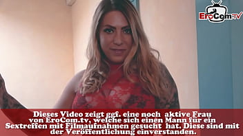 Preview 1 of Horror Tortour - Kurvige t&auml_towierte deutsche Teen mit dicken Titten kriegt einen facial beim Sextreffen