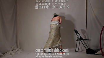 Preview 2 of Asian Mom Fucks Two Cocks - Teen striptease