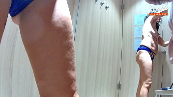 Preview 1 of Show Pussy Sael - Masturbating in a public fitting room. Real female orgasm. Full. Ep 13002