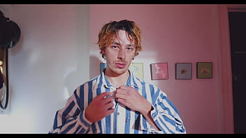 Preview 1 of 18y Littel Stepboy - Pretty boy with huge dick uses dildo
