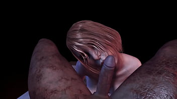 Preview 4 of Foking Local Video - Ashley Graham lets monster cum in her mouth and turns into zombie slut