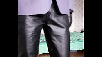 Preview 4 of Inch Dick5 - Guy in a jacket and leather pants