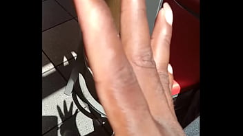Preview 2 of Japaness Sex Scandal Step Mom - Look at my hand Gestures While i&#039_m in  burger king 2