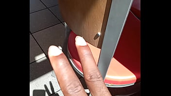 Preview 1 of Japaness Sex Scandal Step Mom - Look at my hand Gestures While i&#039_m in  burger king 2