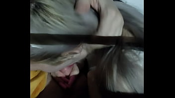 Preview 2 of Mother Between Sister - the maid polished my dick instead of cleaning