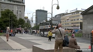Preview 2 of Nuese Patient - Pierced pussy blonde fucked in public