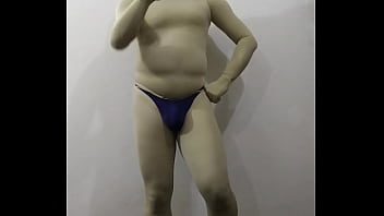 Preview 3 of Stephani Mc Mohon - Zentai muscle man skinsuit mask