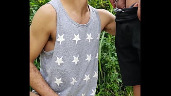 Preview 3 of 3xxx 2017 New Video - Novinho perdeu aposta e mamou macho super dotado no meio do mato