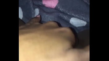 Preview 2 of Lia Big - Ebony fingers ass and pussy til squirt