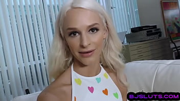 Preview 2 of Nicolette Shea Photo Mission - Inked blowjob babe sucking and tugging pov boyfriend