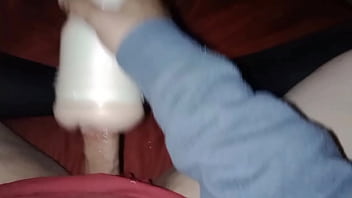 Preview 2 of Xxnx Is The - Putting my little clitty in rileys fleshlight