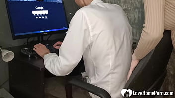 Preview 1 of Brazzers Heavy - Distracting my man from his hard work