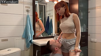 Preview 3 of Indian Basor Rat - Mouth Instead Of A Trash Can For Toothbrushing Spitting And Nail Dust Watered By The Golden Shower Of Mistress Kira