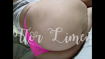 Preview 2 of Dase Sax Rape - Flor Lime&ntilde_a en Tanga Rosa