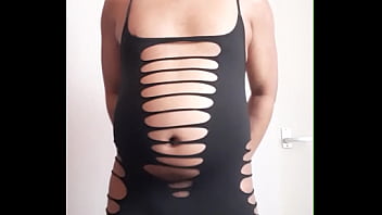 Preview 3 of Sleeping Momsonjapanese - Me wearing hot sexy women dress