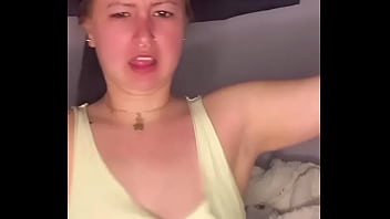Preview 2 of Dog Saxse Full Hd - Teen girl shaking her boobs for gifts on a live. (Slow motion)