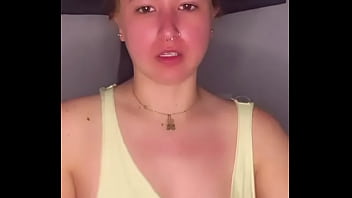 Preview 4 of Dog Saxse Full Hd - Teen girl shaking her boobs for gifts on a live. (Slow motion)