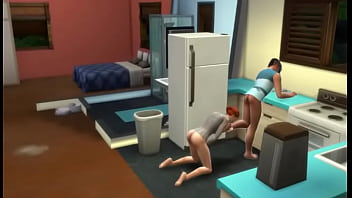 Preview 4 of 1st Time Seal Pack Video 3gp - Sims 4 in the kitchen (Promo)